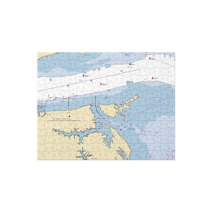 Goodwin Island Marine (Lightfoot, VA) NOAA Chart Jigsaw Puzzle