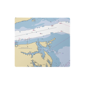 Goodwin Island Marine (Lightfoot, VA) NOAA Chart  Gaming Mouse Pad