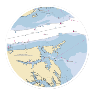 Goodwin Island Marine (Lightfoot, VA) NOAA Chart Sticker