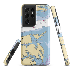 Wormley Creek Marina (Yorktown, VA) NOAA Chart Samsung Phone Case