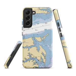 Wormley Creek Marina (Yorktown, VA) NOAA Chart Samsung Phone Case