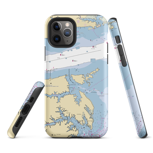 Wormley Creek Marina (Yorktown, VA) NOAA Chart  Tough iPhone Case