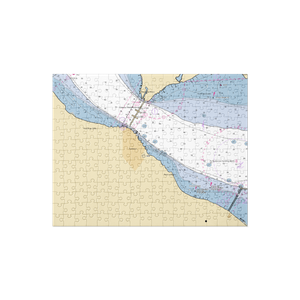 Riverwalk Landing Piers (Yorktown, VA) NOAA Chart Jigsaw Puzzle