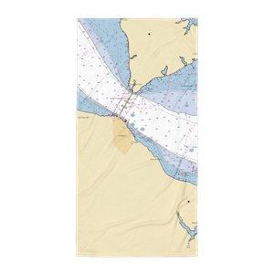 Riverwalk Landing Piers (Yorktown, VA) NOAA Chart Towel