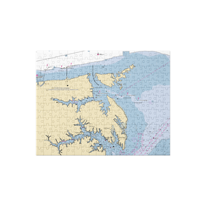 Seaford Yacht Club (Seaford, VA) NOAA Chart Jigsaw Puzzle