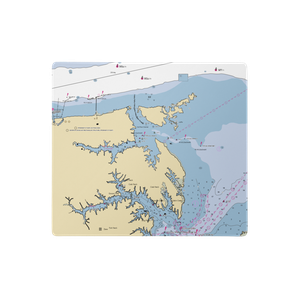 Seaford Yacht Club (Seaford, VA) NOAA Chart  Gaming Mouse Pad