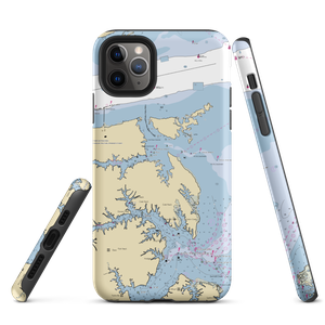 Mills Marina (Seaford, VA) NOAA Chart  Tough iPhone Case