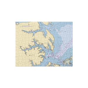 Thomas Marina (Seaford, VA) NOAA Chart Jigsaw Puzzle