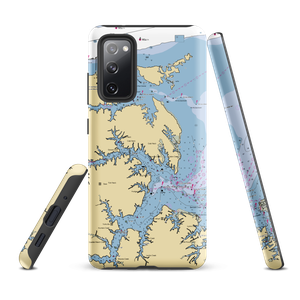 The Oyster Landing (Seaford, VA) NOAA Chart Samsung Phone Case