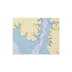 Compass Marina (Susan, VA) NOAA Chart Jigsaw Puzzle