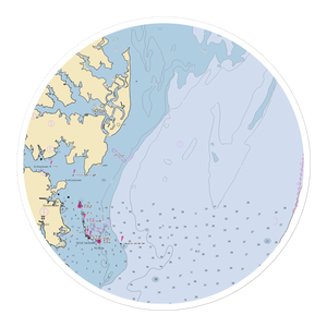Horn Harbor Marina (Port Haywood, VA) NOAA Chart Sticker