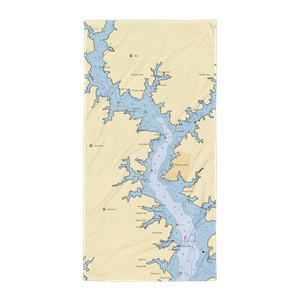 Zimmerman Marine (Bohannon, VA) NOAA Chart Towel