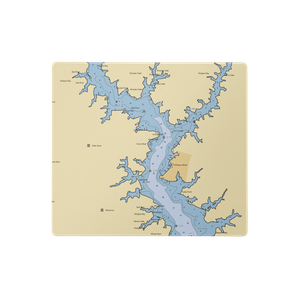 Zimmerman Marine (Bohannon, VA) NOAA Chart  Gaming Mouse Pad