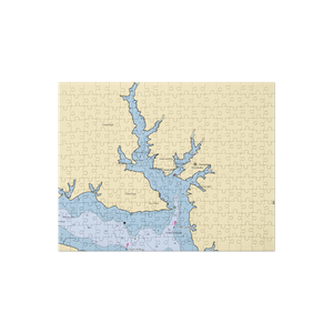 Mobjack Bay Marina (Ware Neck, VA) NOAA Chart Jigsaw Puzzle