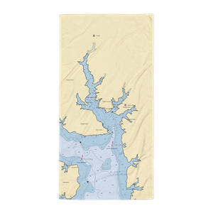 Mobjack Bay Marina (Ware Neck, VA) NOAA Chart Towel