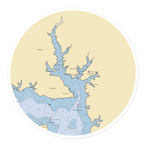 Mobjack Bay Marina (Ware Neck, VA) NOAA Chart Sticker