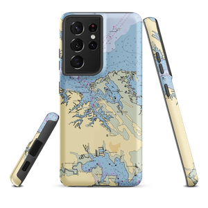 York Haven Marina (Poquoson, VA) NOAA Chart Samsung Phone Case