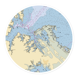 York Haven Marina (Poquoson, VA) NOAA Chart Sticker
