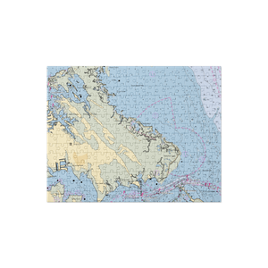 Whitehouse Cove Marina (Poquoson, VA) NOAA Chart Jigsaw Puzzle