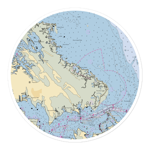 Hartz Marina (Poquoson, VA) NOAA Chart Sticker