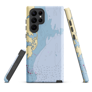 Winter harbour launch (Port Haywood, VA) NOAA Chart Samsung Phone Case