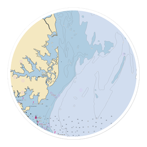 Winter harbour launch (Port Haywood, VA) NOAA Chart Sticker