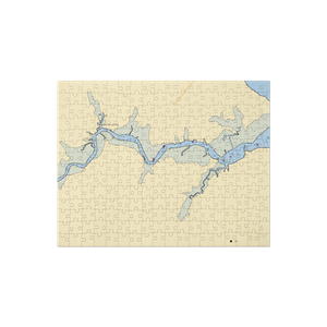 Queens Lake Marina (Williamsburg, VA) NOAA Chart Jigsaw Puzzle