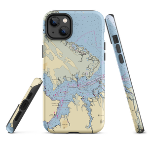 Poquoson Yacht Club (Hampton, VA) NOAA Chart  Tough iPhone Case