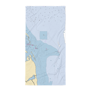 Mathews Yacht Club (Bohannon, VA) NOAA Chart Towel