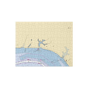 Kingsmill Marina (Williamsburg, VA) NOAA Chart Jigsaw Puzzle