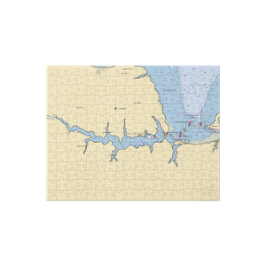 Queens Creek Marina (Deltaville, VA) NOAA Chart Jigsaw Puzzle