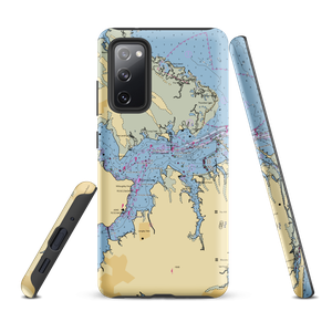 Marina Cove Boat Basin (Hampton, VA) NOAA Chart Samsung Phone Case