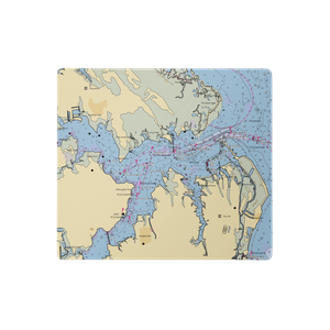 Marina Cove Boat Basin (Hampton, VA) NOAA Chart  Gaming Mouse Pad