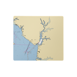 Warwick Yacht & Country Club (Newport News, VA) NOAA Chart  Gaming Mouse Pad