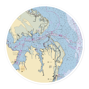 Bell Isle Marina (Hampton, VA) NOAA Chart Sticker