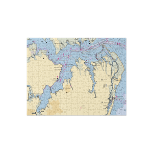 Langley Marina (Hampton, VA) NOAA Chart Jigsaw Puzzle