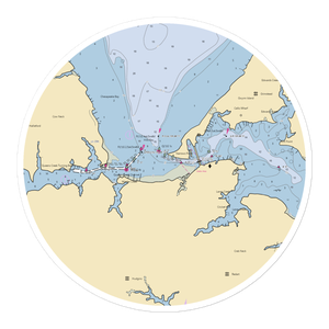 Narrows Marina (Bohannon, VA) NOAA Chart Sticker