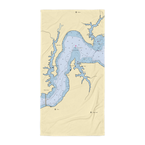 Ginney Point Marina (Hartfield, VA) NOAA Chart Towel