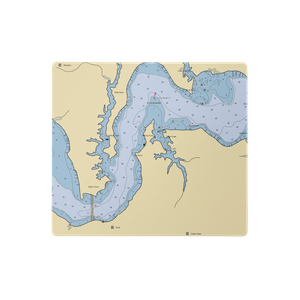 Ginney Point Marina (Hartfield, VA) NOAA Chart  Gaming Mouse Pad