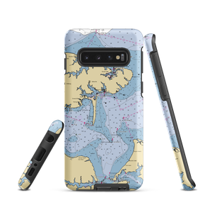 Porpoise Cove Marina (Deltaville, VA) NOAA Chart Samsung Phone Case