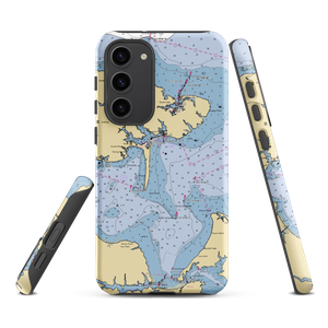 Porpoise Cove Marina (Deltaville, VA) NOAA Chart Samsung Phone Case