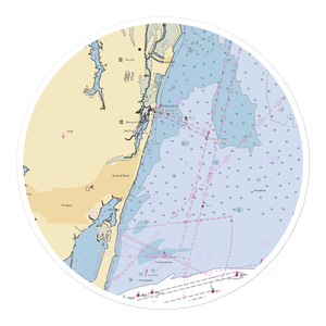 Salt Ponds Marina Resort (Hampton, VA) NOAA Chart Sticker