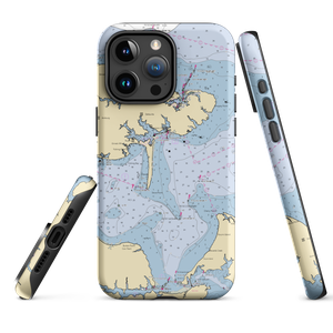 Chesapeake Boat Works (Deltaville, VA) NOAA Chart  Tough iPhone Case