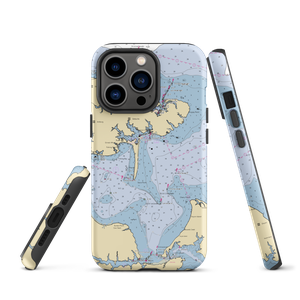 Fishing Bay Yacht Club (Deltaville, VA) NOAA Chart  Tough iPhone Case