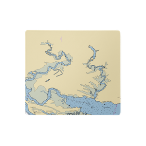 Jamestown Marina (Jamestown, VA) NOAA Chart  Gaming Mouse Pad