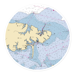 Deltaville Marina (Deltaville, VA) NOAA Chart Sticker