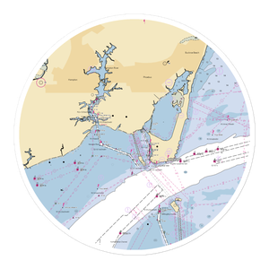 Hampton Yacht Club (Hampton, VA) NOAA Chart Sticker