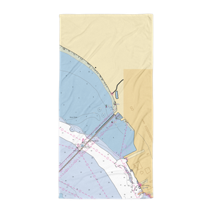 Leeward Municipal Marina (Newport News, VA) NOAA Chart Towel