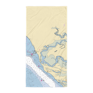 James City County Marina (Jamestown, VA) NOAA Chart Towel