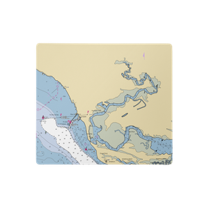 James City County Marina (Jamestown, VA) NOAA Chart  Gaming Mouse Pad